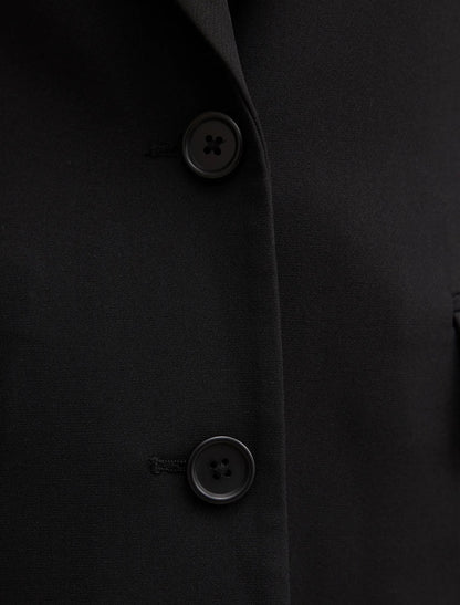 Lee Belden Oturan Blazer Ceket Siyah
