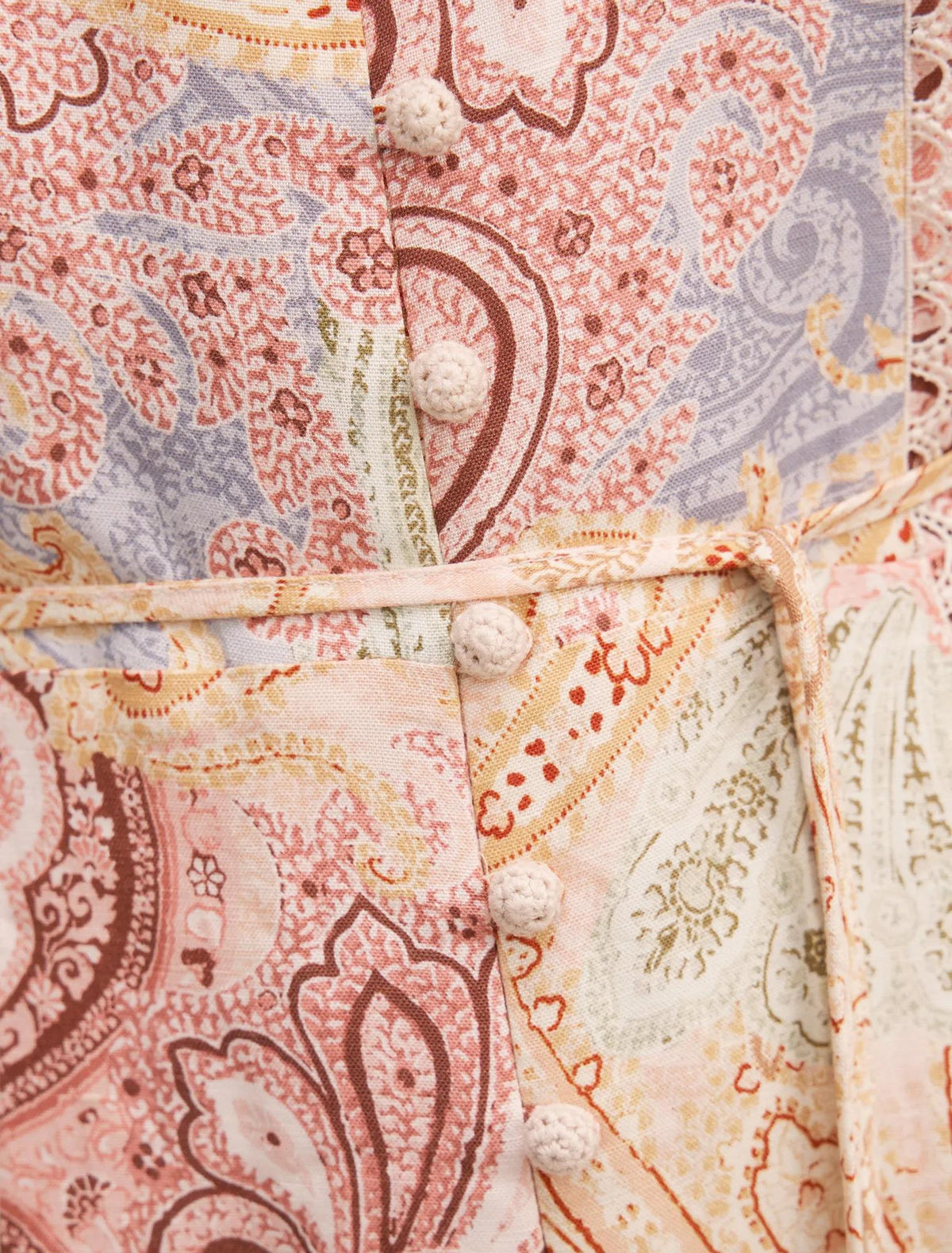Halle Desenli Midi Elbise Halle Paisley