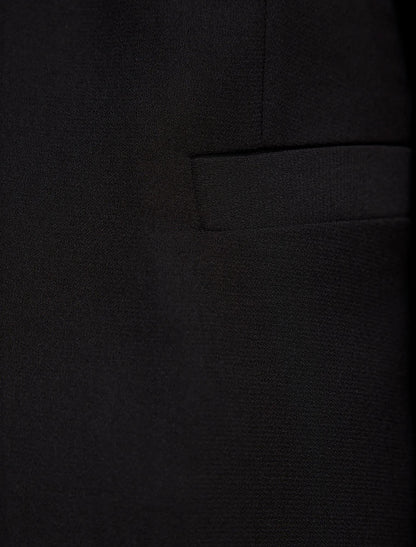 Dylan Petite Bol Kesim Blazer Ceket Siyah