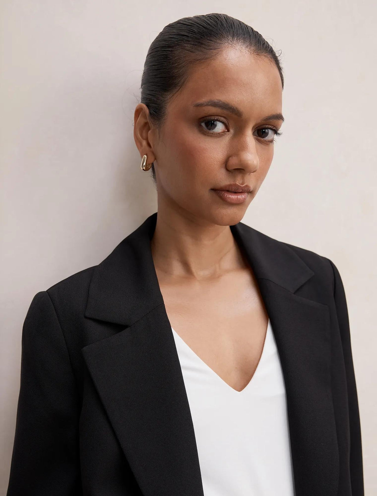 Dylan Petite Bol Kesim Blazer Ceket Siyah