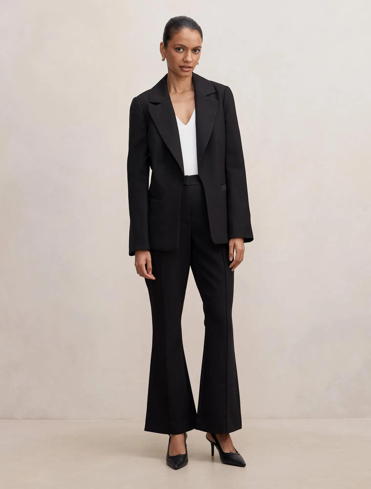 Dylan Petite Bol Kesim Blazer Ceket Siyah