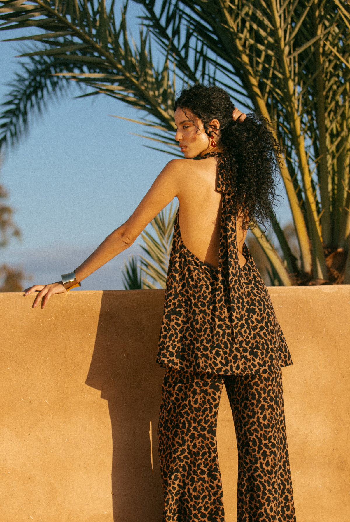 Ibiza Elbise - Leopar Desen