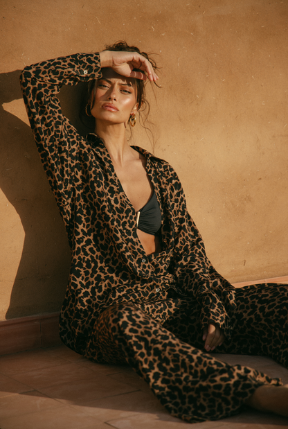 St. Barts Pantolonolon - Leopar Desen
