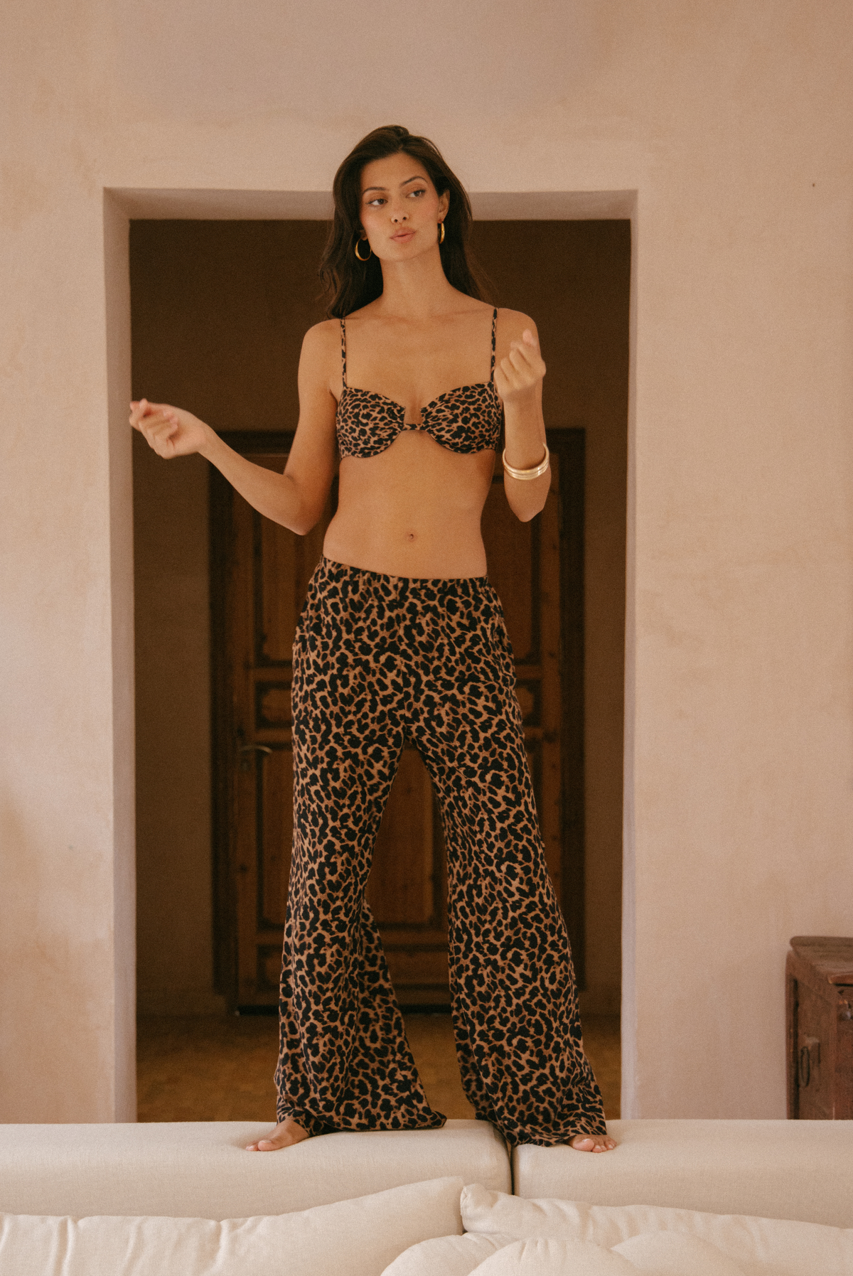 St. Barts Pantolonolon - Leopar Desen