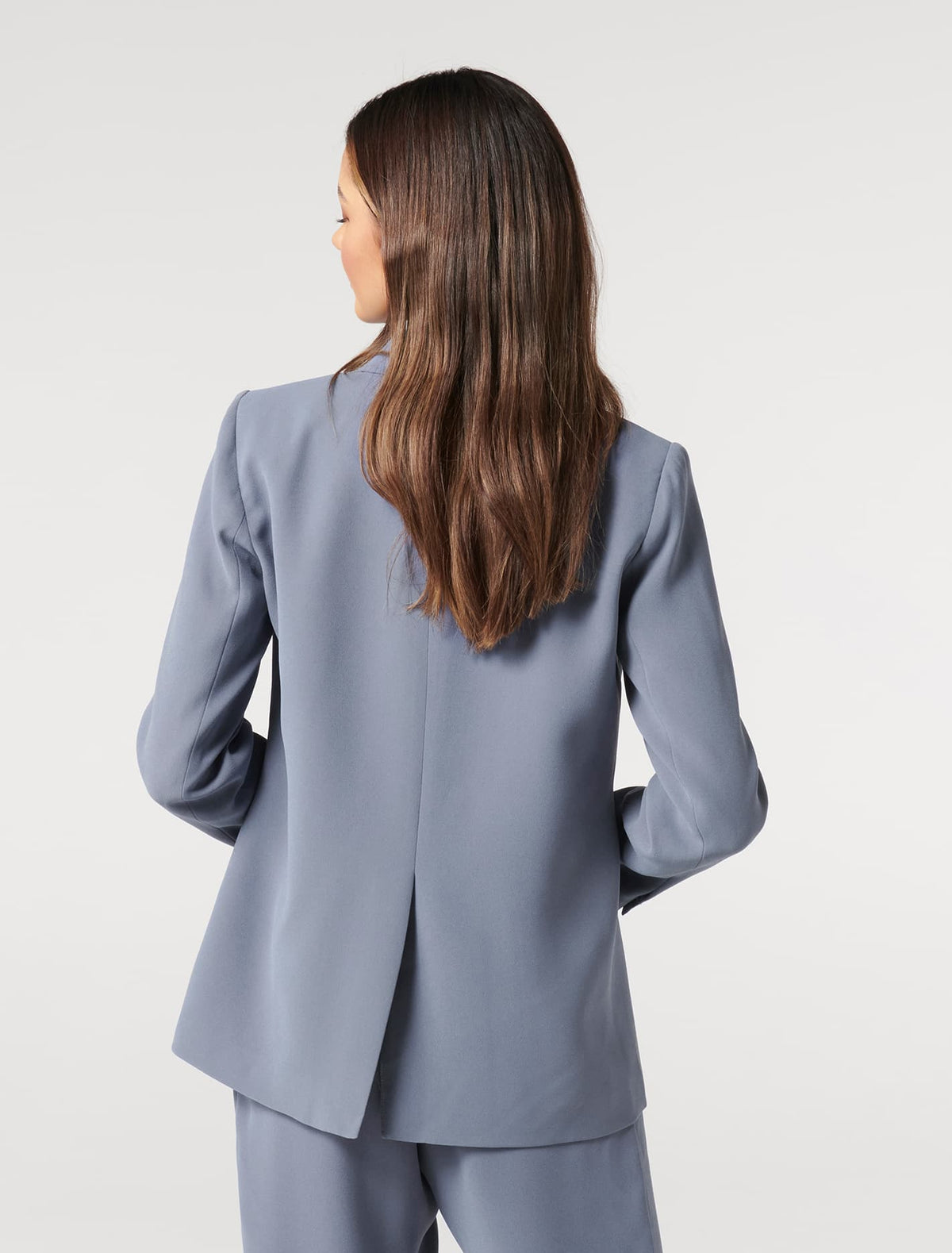 Penny Oversize Blazer Ceket Petite Ofis Stili Mavi