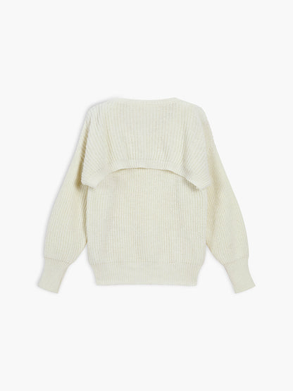 Kullanışlı İki Parça Bolero Kazak