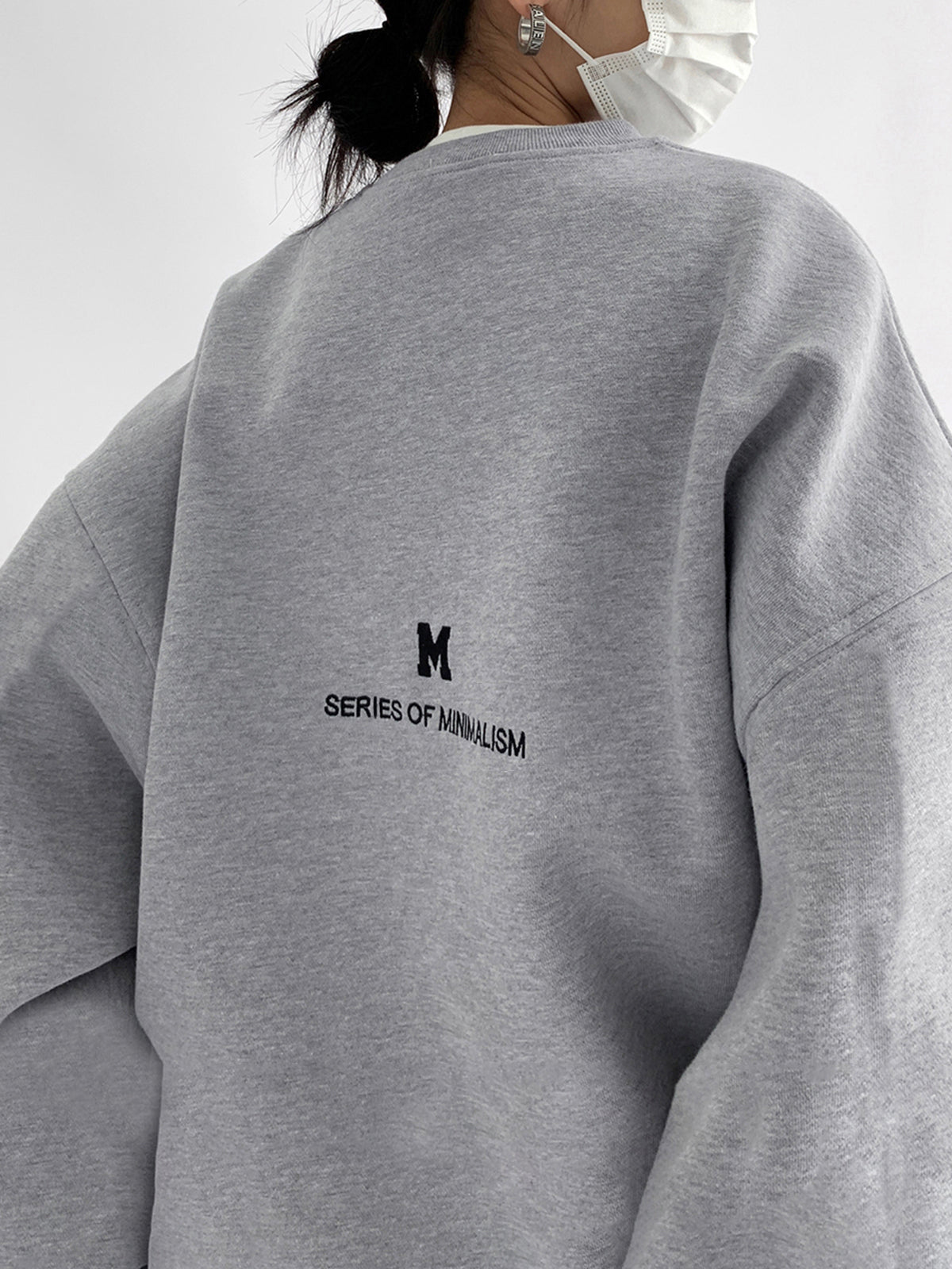 Minimalizm Büyük Boy Sweatshirt