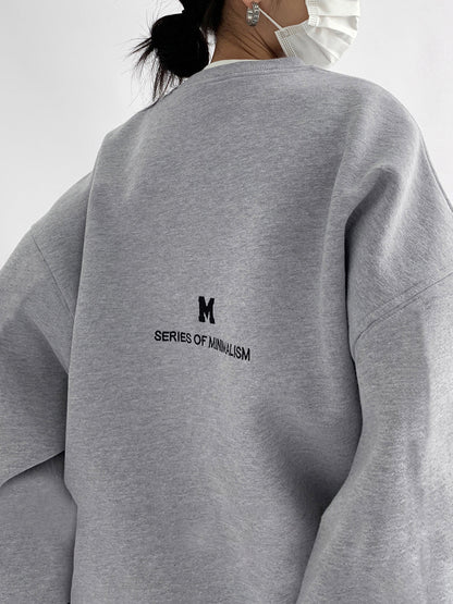 Minimalizm Büyük Boy Sweatshirt