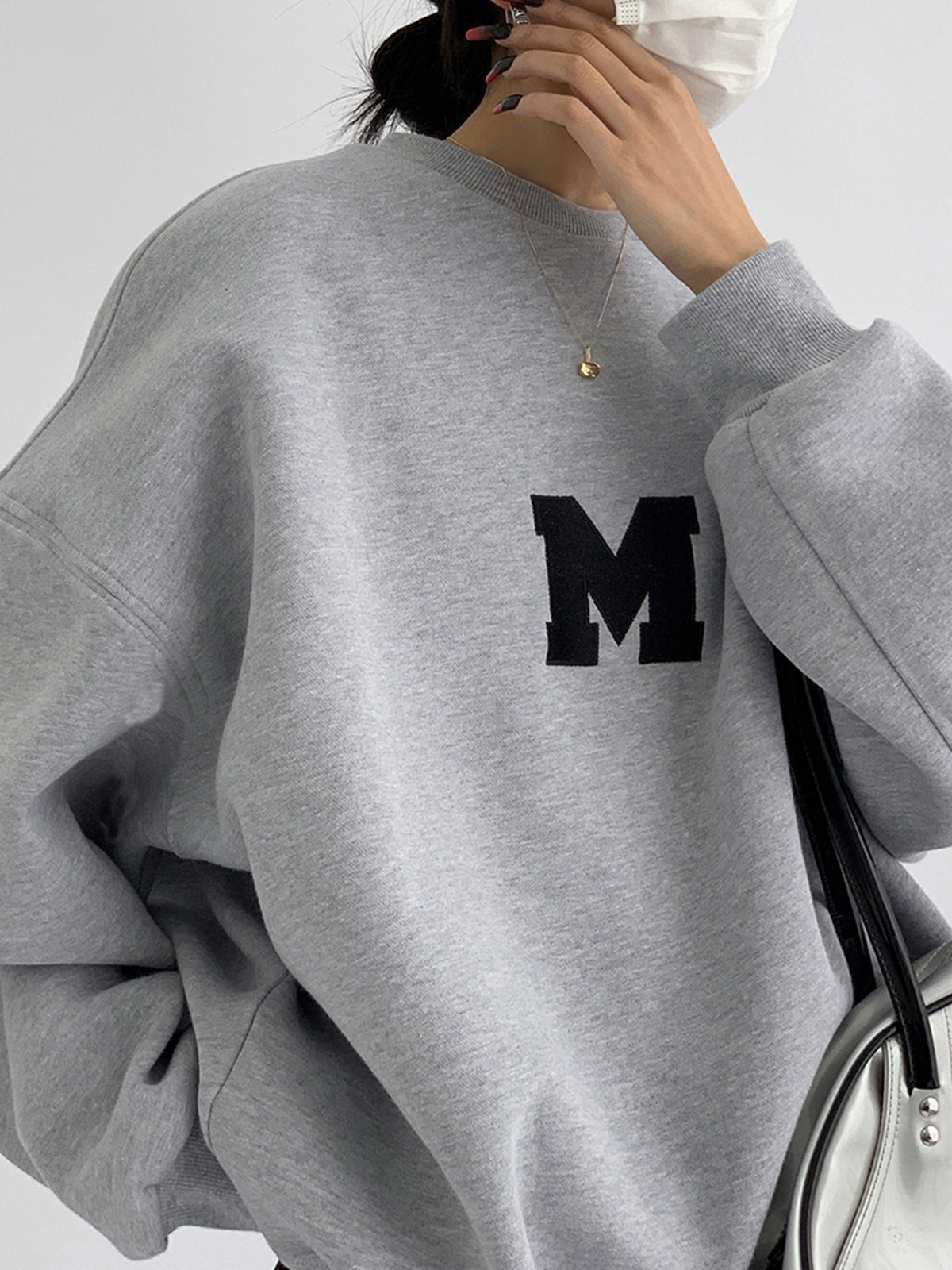 Minimalizm Büyük Boy Sweatshirt