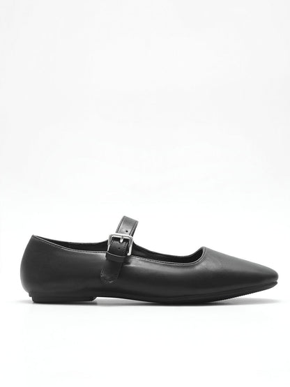 Askılı Bale Mary Jane Flats