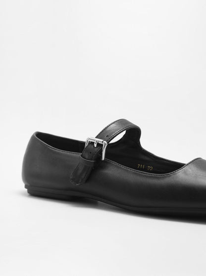 Askılı Bale Mary Jane Flats