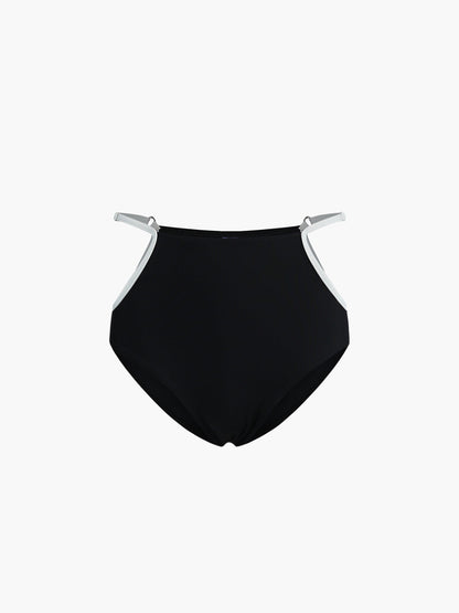 Kontrast Bağlamalı Kesim Bikini Takımı