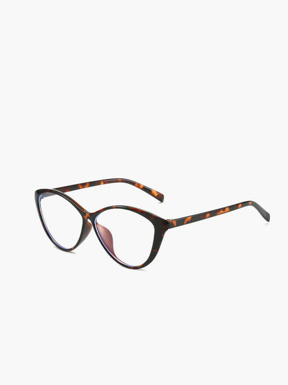 Retro Leopar Kedi Gözü Gözlükler