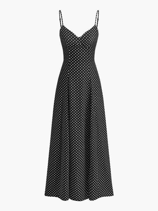 Polka Dot Sweetheart Atlet Elbise