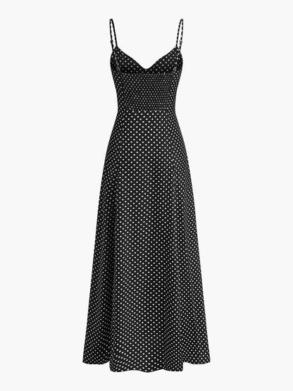 Polka Dot Sweetheart Atlet Elbise