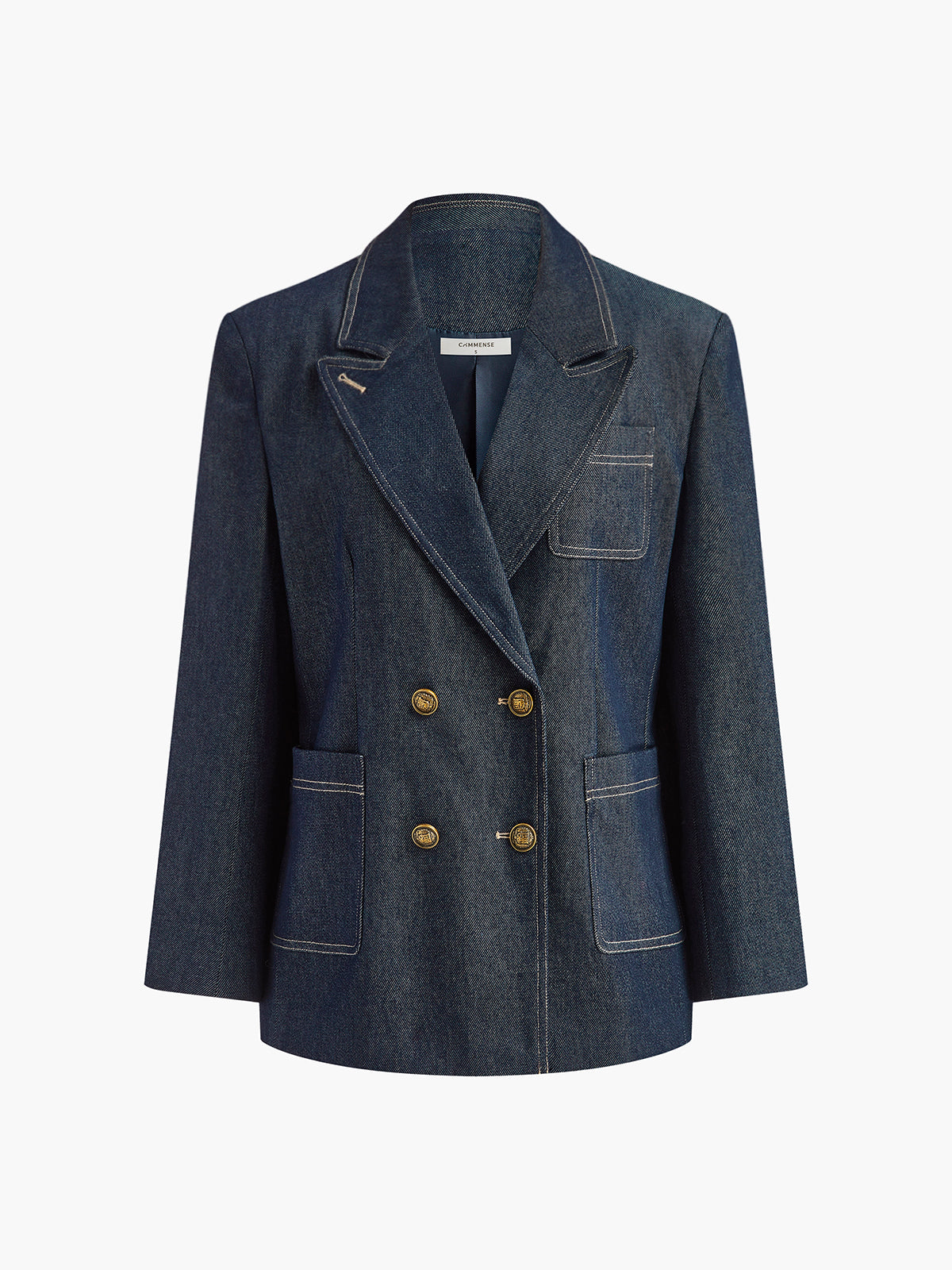 Pamuklu Yaka Kot Blazer