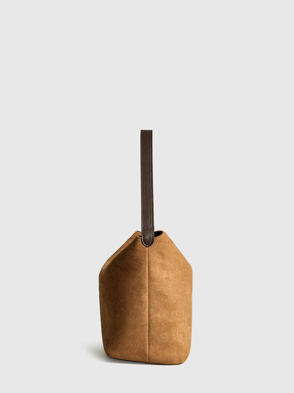 Minimalist Fermuarlı Yastıklı Omuz Çantası