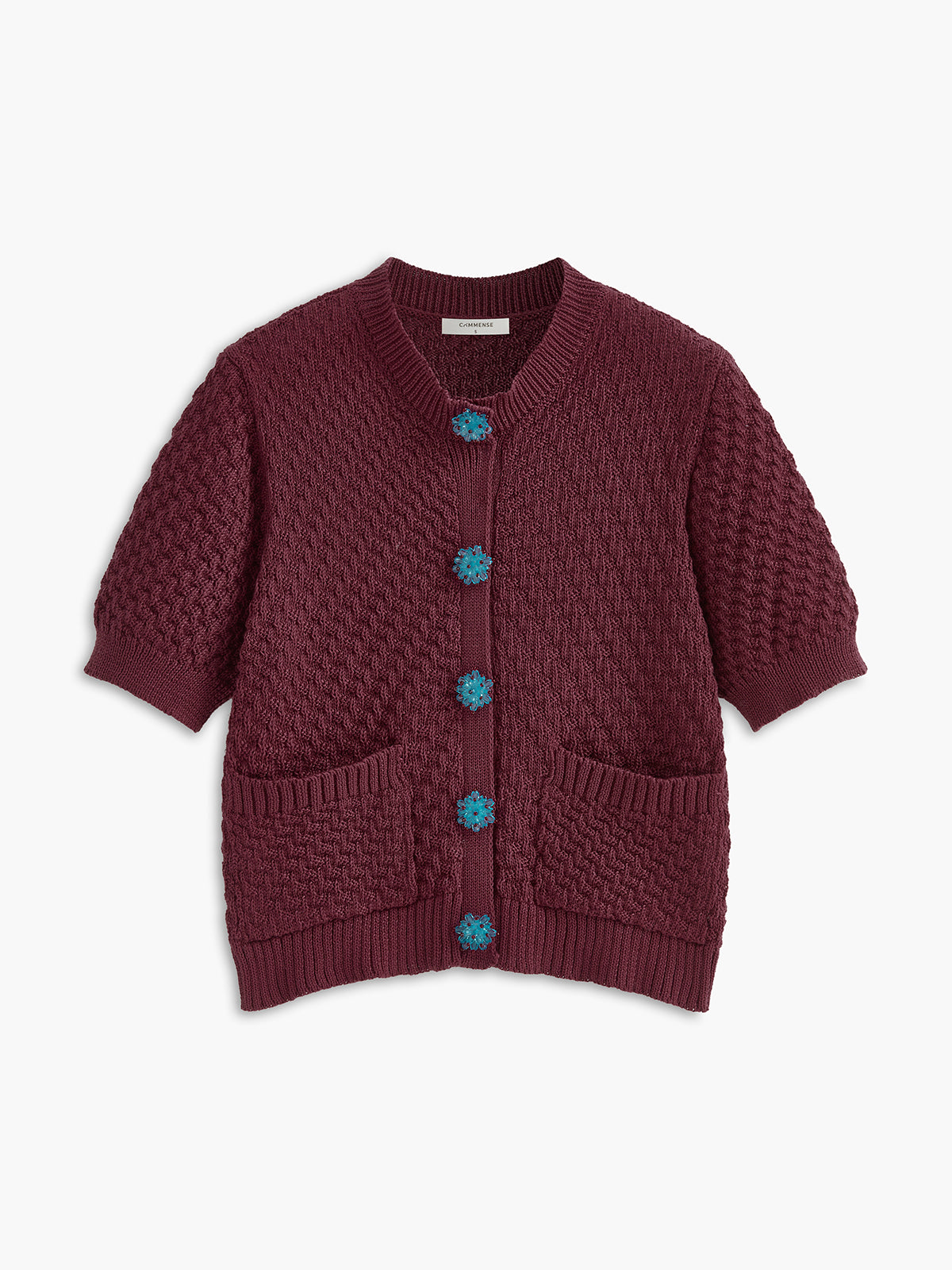 Düğme Detaylı Cepli Fit Cardigan