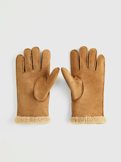Utility Lambswool Süet Eldivenler