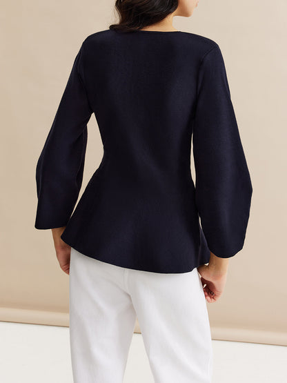 Kemerli Minimalist Sarma Hırka