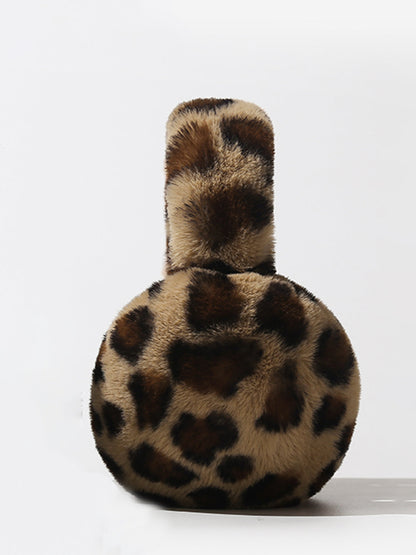 Leopar Tüylü Kulaklıklar