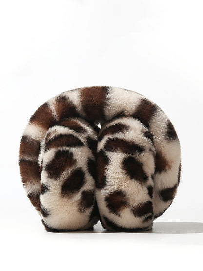 Leopar Tüylü Kulaklıklar