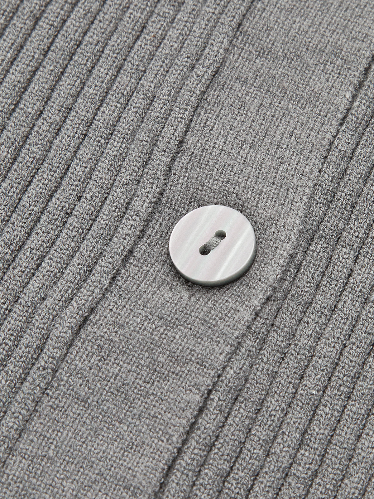 Ribbed Yaka İnce Hırka