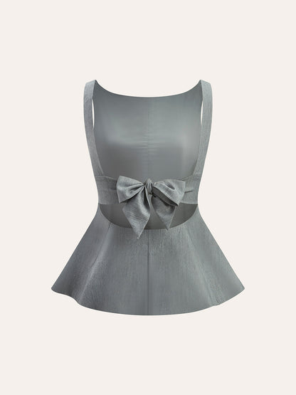 Fiyonk Detaylı Peplum Üst