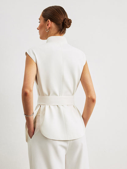 Kemerli Peplum Üst