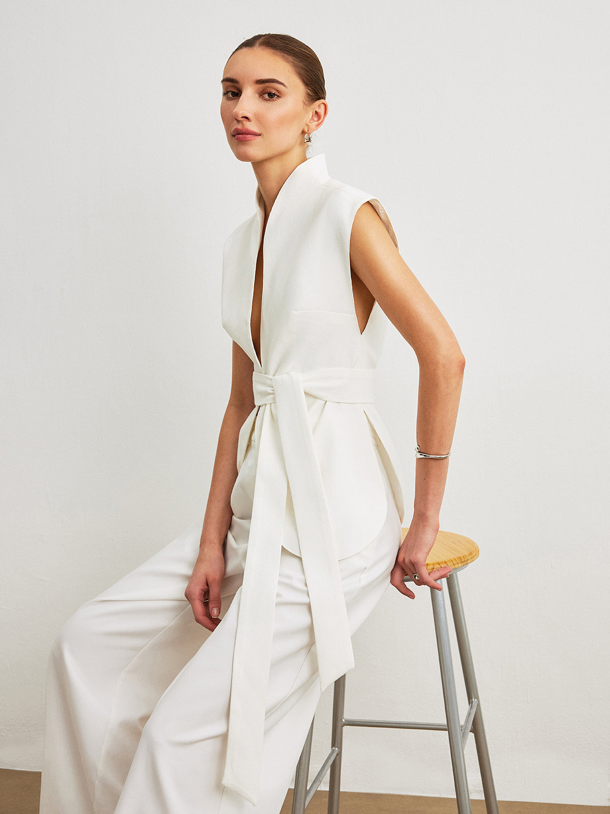 Kemerli Peplum Üst