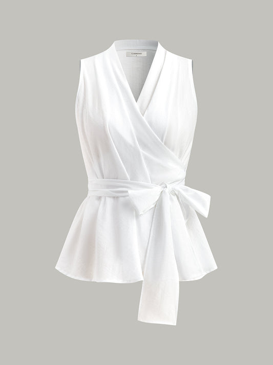 Bağlamalı Peplum Üst