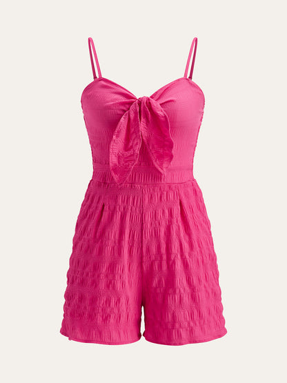 Fiyonklu Askılı Tulum