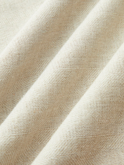 Keten Karışımlı Geniş Paça Pantolon