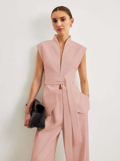 Kemerli Peplum Üst