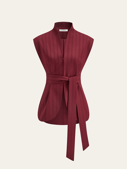 Kemerli Peplum Üst