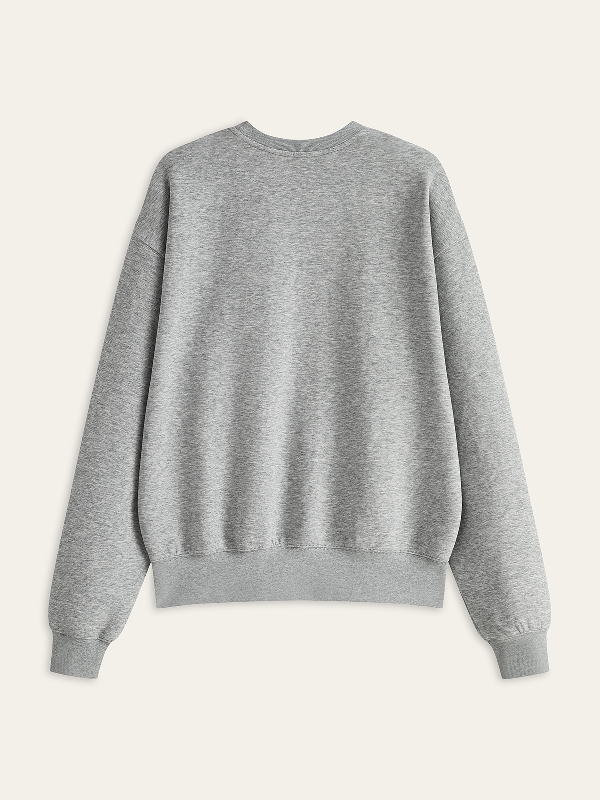 Pamuk Karışımlı Yuvarlak Yaka Sweatshirt