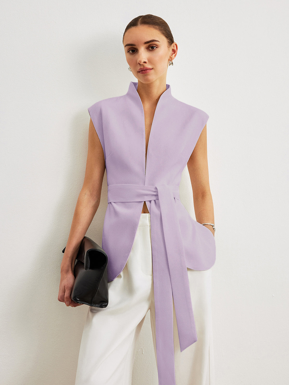Kemerli Peplum Üst