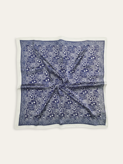 Paisley Desenli Kare Atkı