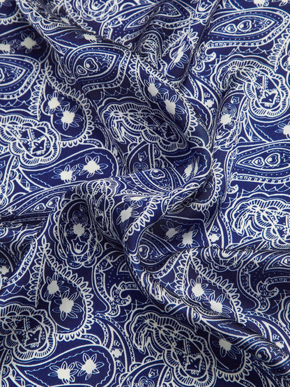 Paisley Desenli Kare Atkı