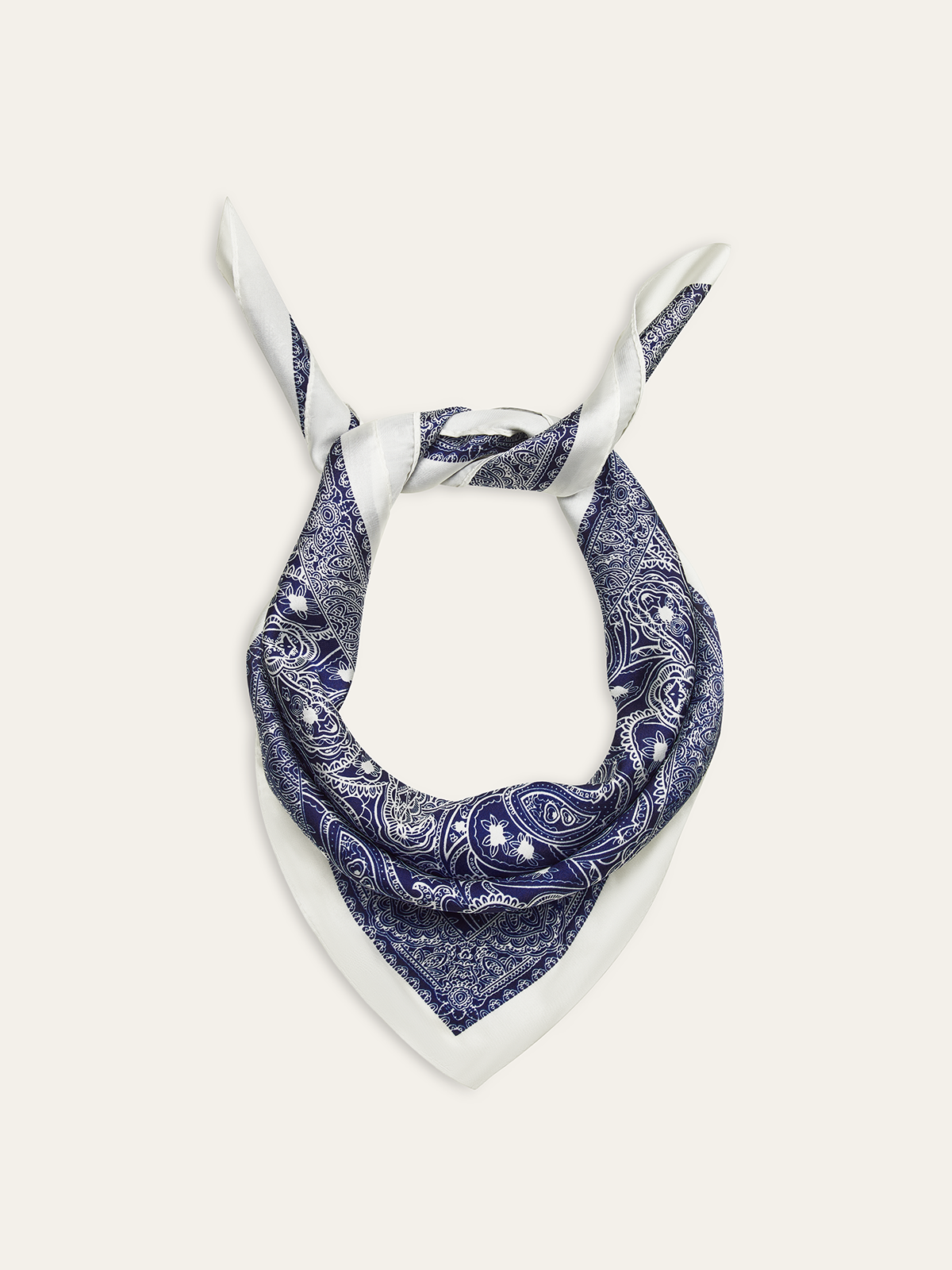 Paisley Desenli Kare Atkı