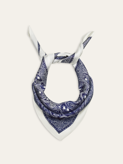 Paisley Desenli Kare Atkı
