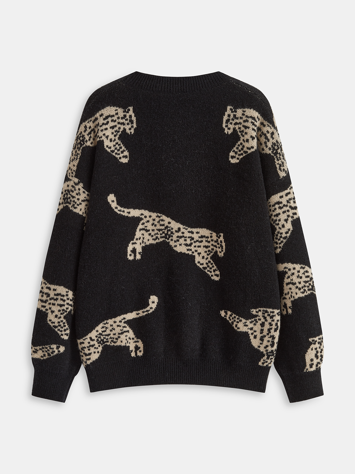 Leopar Desenli Kazak