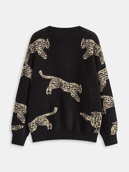 Leopar Desenli Kazak