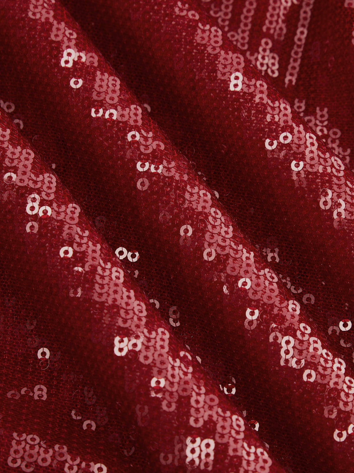 Çin Düğmeli Payetli Qipao Midi Elbise