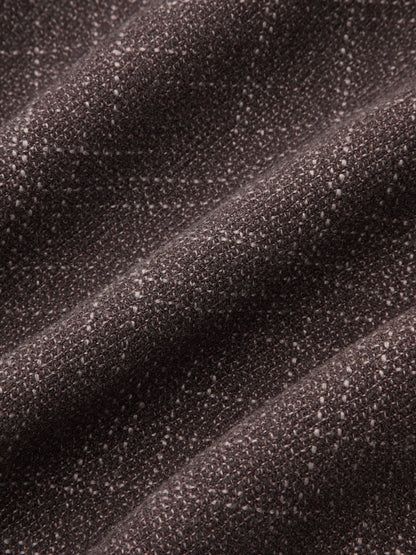 Tüvit Yakalı Ceket ve Kruvaze Mini Etek Takımı