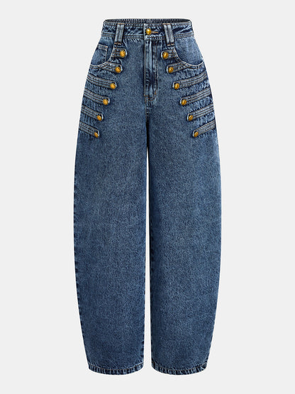 Napolyon Tarzı Balon Paça Jean