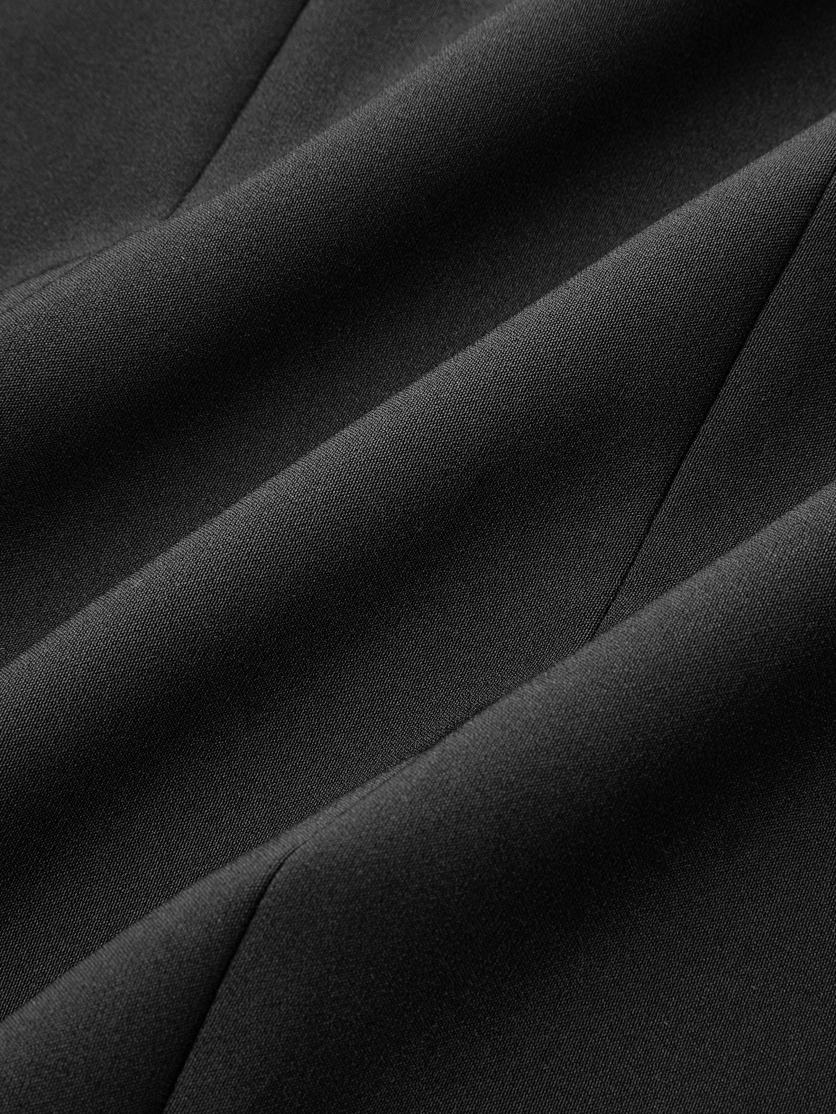Transparan Kollu Kruvaze Blazer Elbise