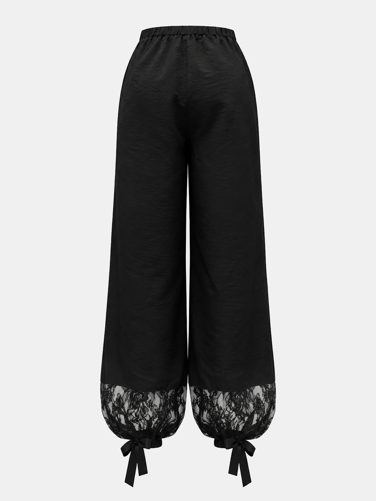 Beli Bağcıklı Dantel Manşetli Jogger Pantolon