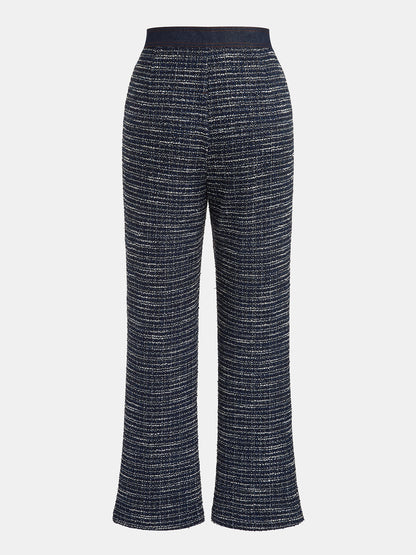 Denim Cepli Tüvit Bol Paça Pantolon