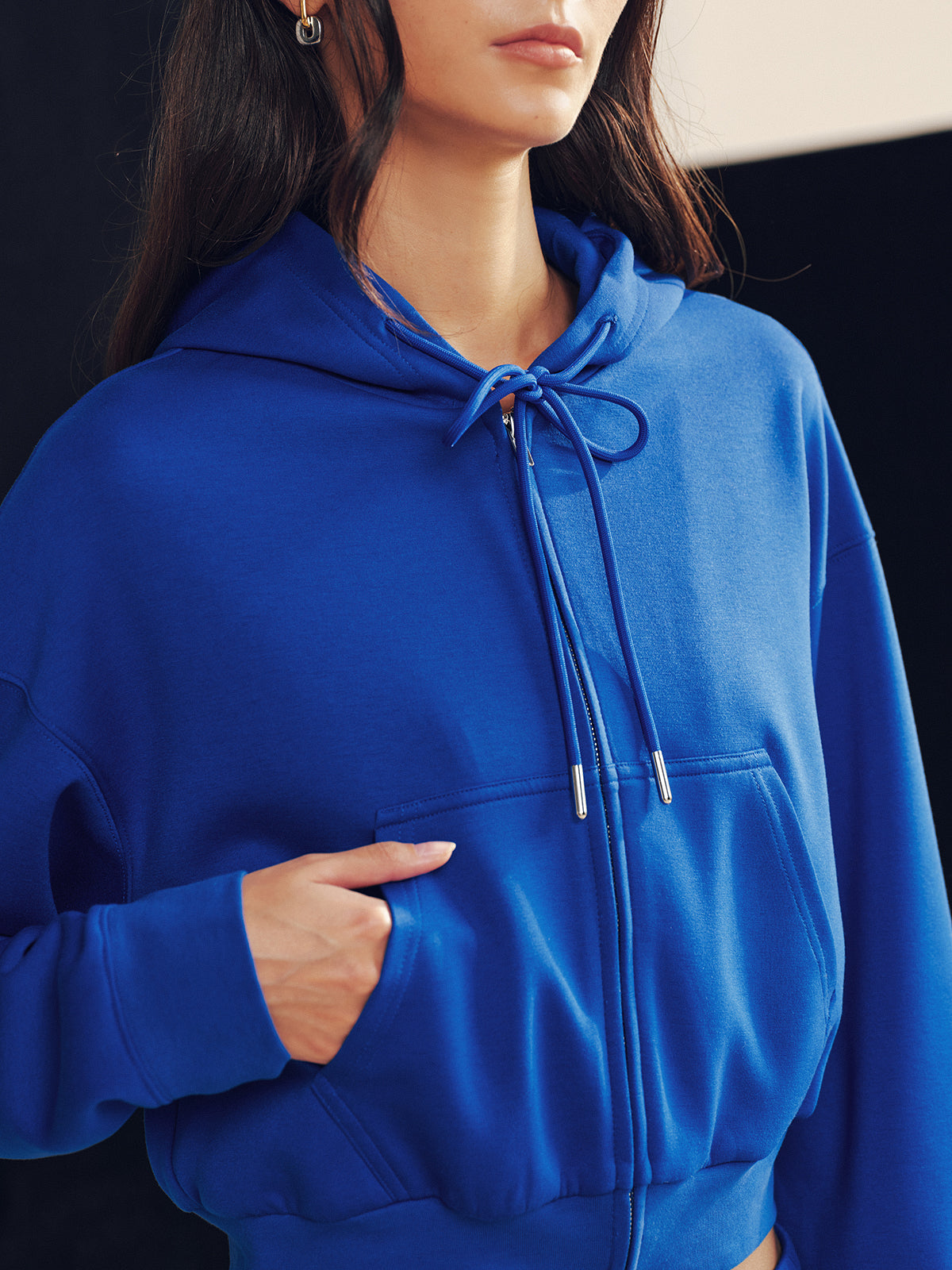 Kapüşonlu Rahat Kesim Sweatshirt İkili Takım